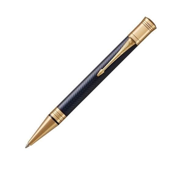 Parker Duofold Prestij Mavi Chevron Tükenmez Kalem