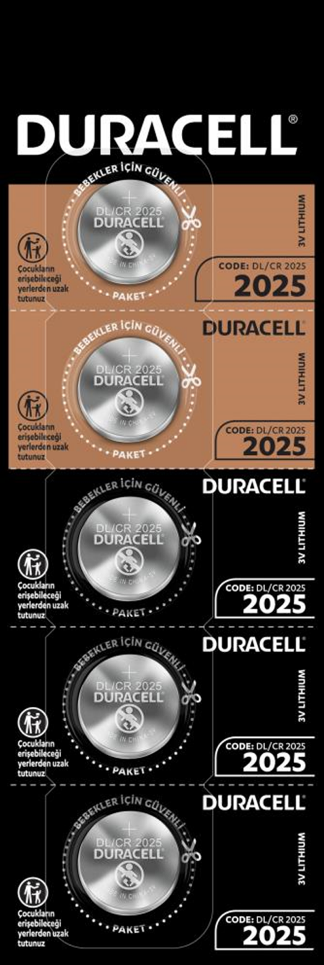 Duracell Pil Düğme 3V 5’li 2025