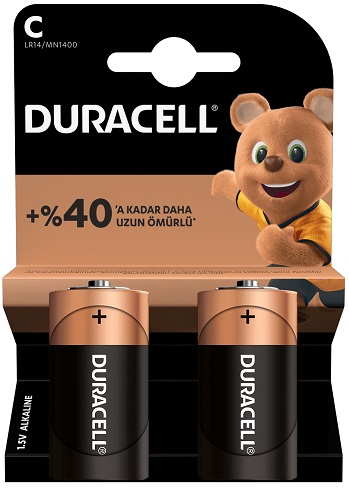 Duracell Pil 2’li C Orta Boy Lr-14