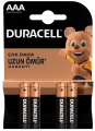 Duracell AAA İnce Kalem Pil 4’lü