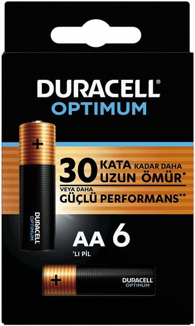 Duracell Optimum AA Kalem Pil 6’lı